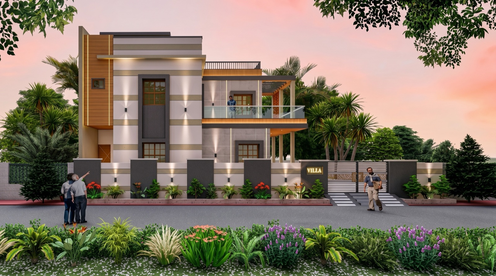 Golden Leaf bungalow — sunset villa