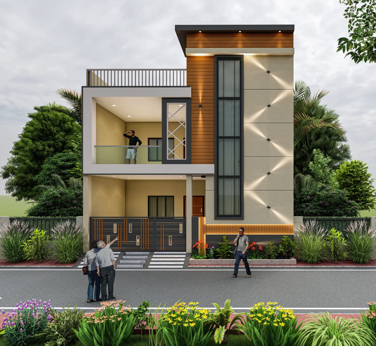 Golden Leaf bungalow — compact daylight